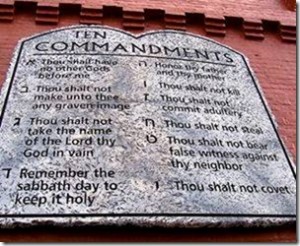 ten-commandments Tien geboden